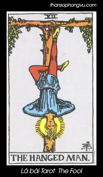 Hình ảnh lá bài Tarot The Hanged Man