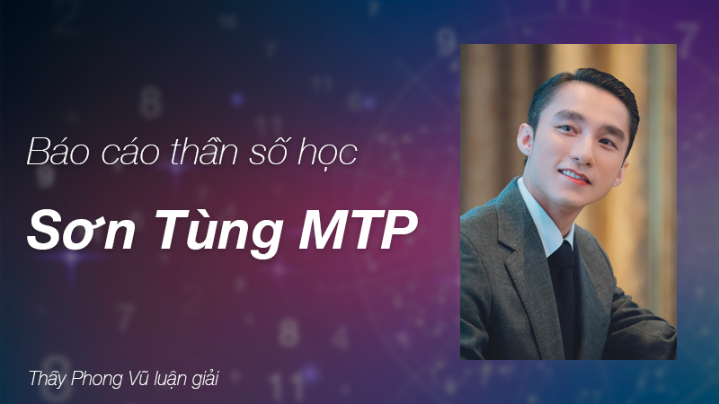 Xem thần số học ca sĩ Sơn Tùng MTP