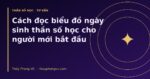 Cách đọc biểu đồ ngày sinh thần số học cho người mới bắt đầu